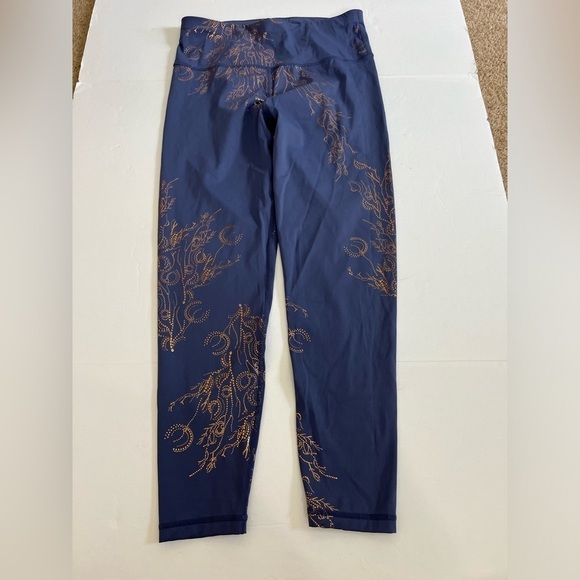 Sweaty Betty Goddess 7/8 Leggings Crown Blue Bronze Medium - Picture 1 of 7